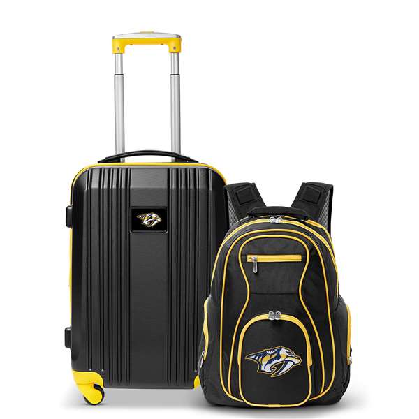 Nashville Predators  Premium 2-Piece Backpack & Carry-On Set L108