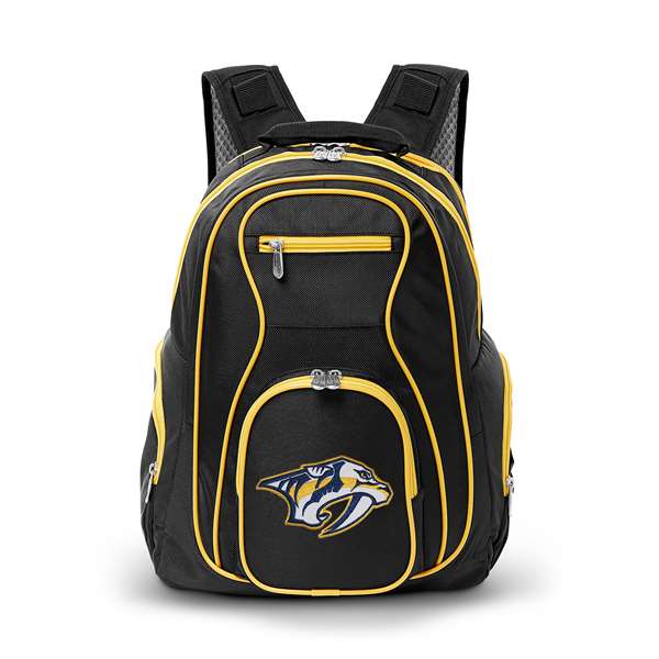 Nashville Predators  19" Premium Backpack W/ Colored Trim L708