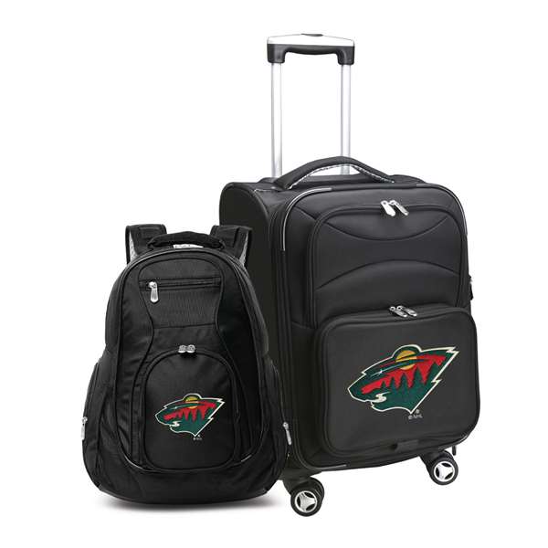Minnesota Wild  2-Piece Backpack & Carry-On Set L102