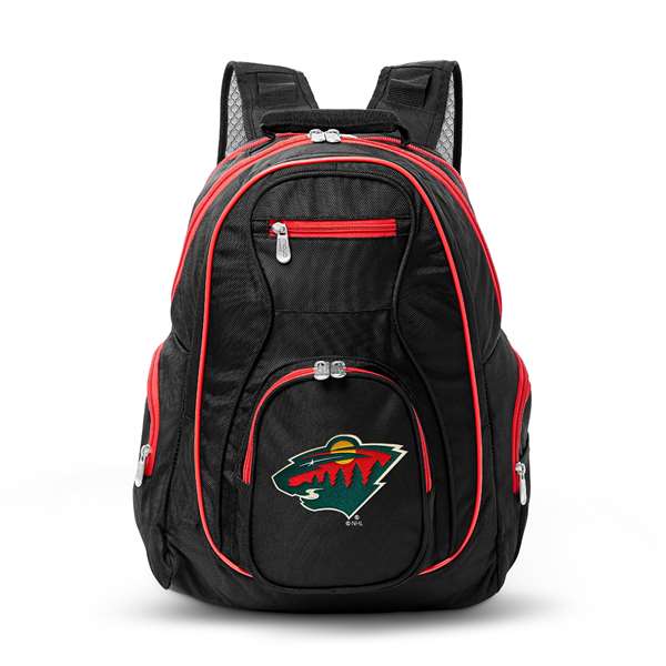 Minnesota Wild  19" Premium Backpack W/ Colored Trim L708