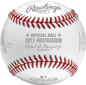 Los Angeles Dodgers 2017 National League Champions Official Rawlings Baseball With Display Cube