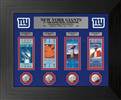 New York Giants Super Bowl Champions Deluxe Silver Coin & Ticket Collection  