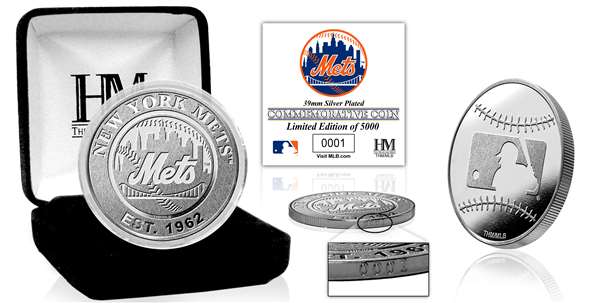 New York Mets Silver Mint Coin  