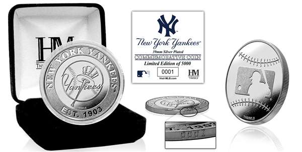 New York Yankees Silver Mint Coin  