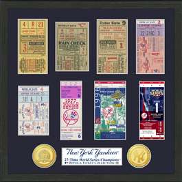 New York Yankees World Series Ticket Collection  