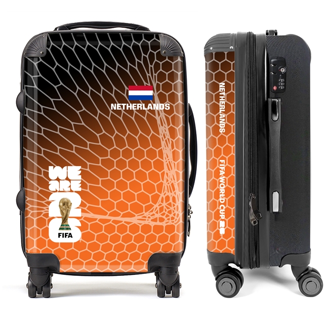FIFA World Cup 2026 Netherlands Hard Shell Luggage  Official Licensed 28 inch Large Suitcase  