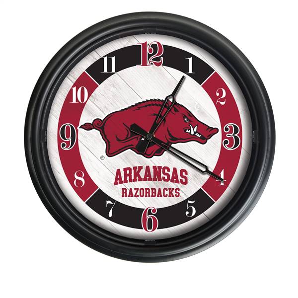 Arkansas Indoor/Outdoor LED Wall Clock 14 inch