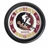 Florida State (Head) Indoor/Outdoor LED Wall Clock 14 inch