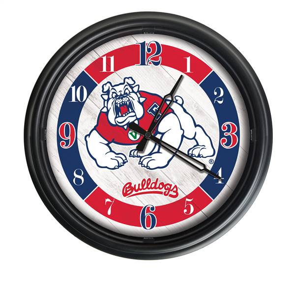 Fresno State Indoor/Outdoor LED Wall Clock 14 inch