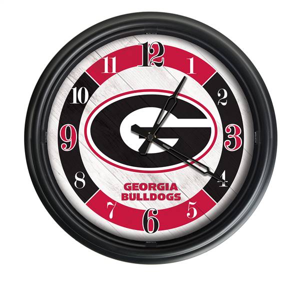 Georgia (G)  Indoor/Outdoor LED Wall Clock 14 inch