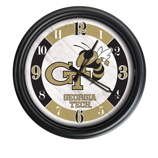 Georgia Tech Indoor/Outdoor LED Wall Clock 14 inch