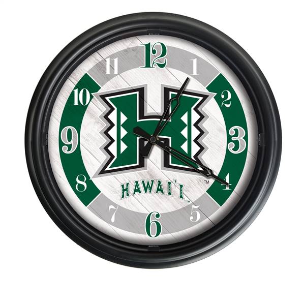 Hawaii Indoor/Outdoor LED Wall Clock 14 inch