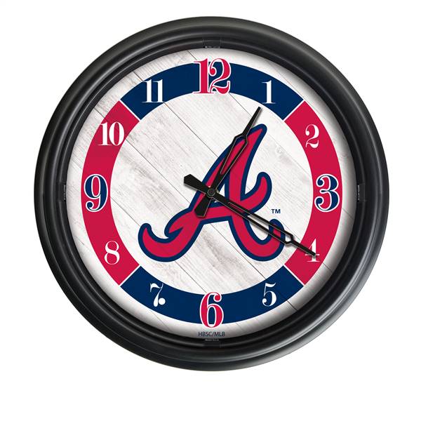 Atlanta Braves Indoor/Outdoor LED Wall Clock