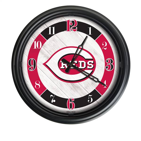 Cincinnati Reds Indoor/Outdoor LED Wall Clock