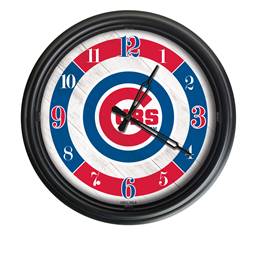 Chicago Cubs Indoor/Outdoor LED Wall Clock