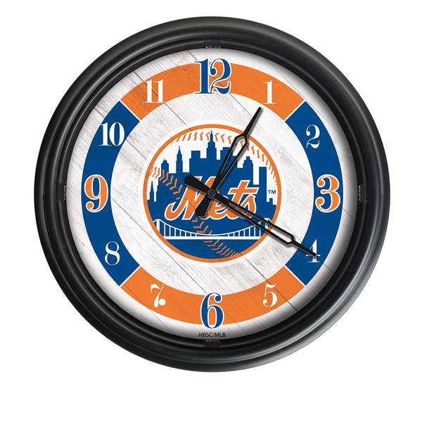 New York Mets Indoor/Outdoor LED Wall Clock