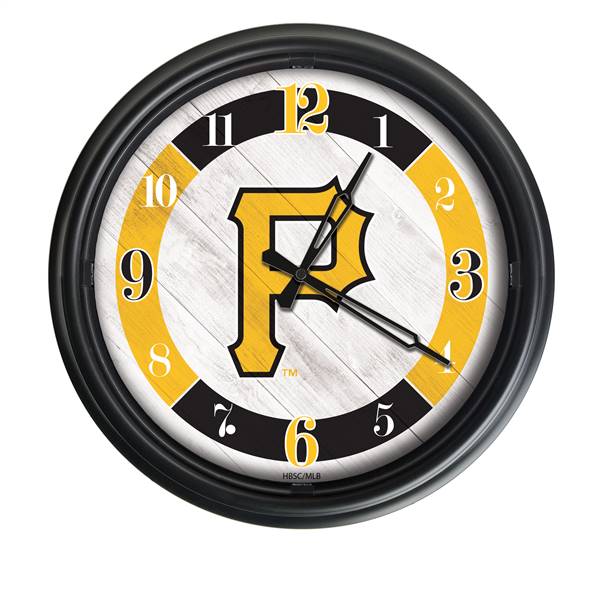 Pittsburgh Pirates Indoor/Outdoor LED Wall Clock
