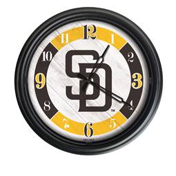 San Diego Padres Indoor/Outdoor LED Wall Clock