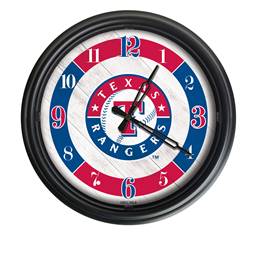 Texas Rangers Indoor/Outdoor LED Wall Clock