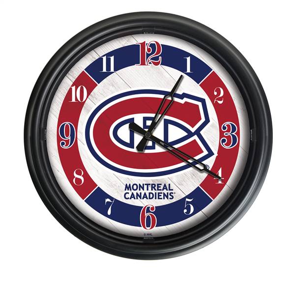 Montreal Canadiens Indoor/Outdoor LED Wall Clock 14 inch