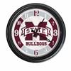 Mississippi State Indoor/Outdoor LED Wall Clock 14 inch