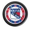 New York Rangers Indoor/Outdoor LED Wall Clock 14 inch