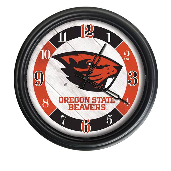 Oregon State Indoor/Outdoor LED Wall Clock 14 inch