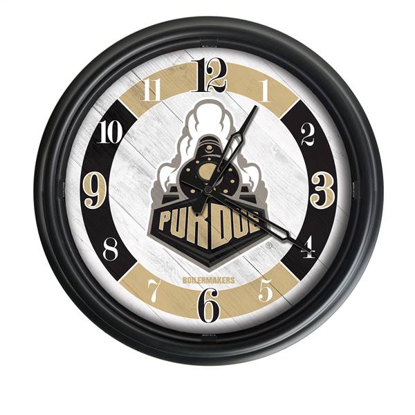 Purdue  Indoor/Outdoor LED Wall Clock 14 inch