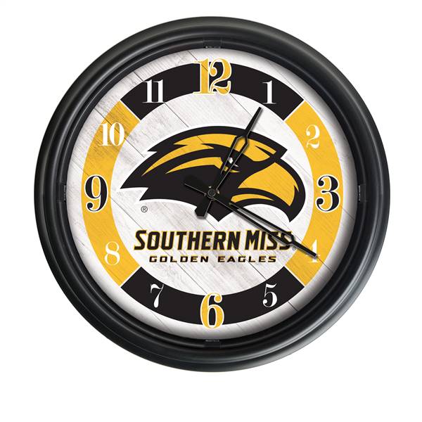 Southern Mississippi Indoor/Outdoor LED Wall Clock 14 inch