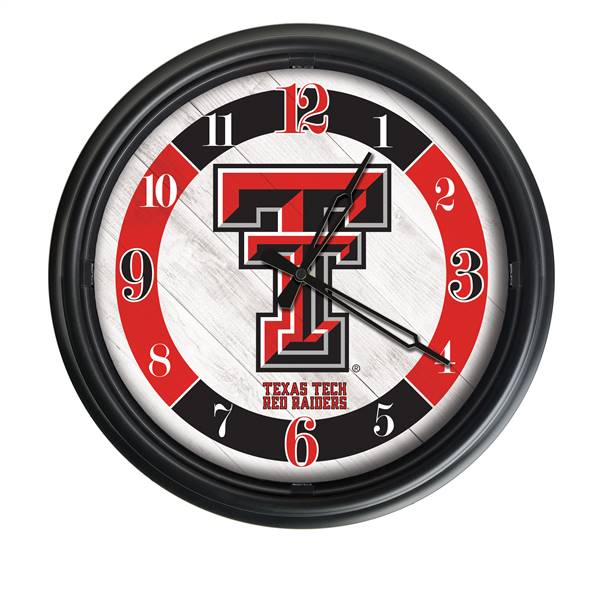 Texas Tech Indoor/Outdoor LED Wall Clock 14 inch