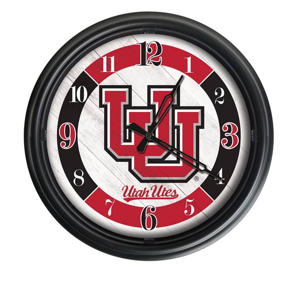 Utah Indoor/Outdoor LED Wall Clock 14 inch