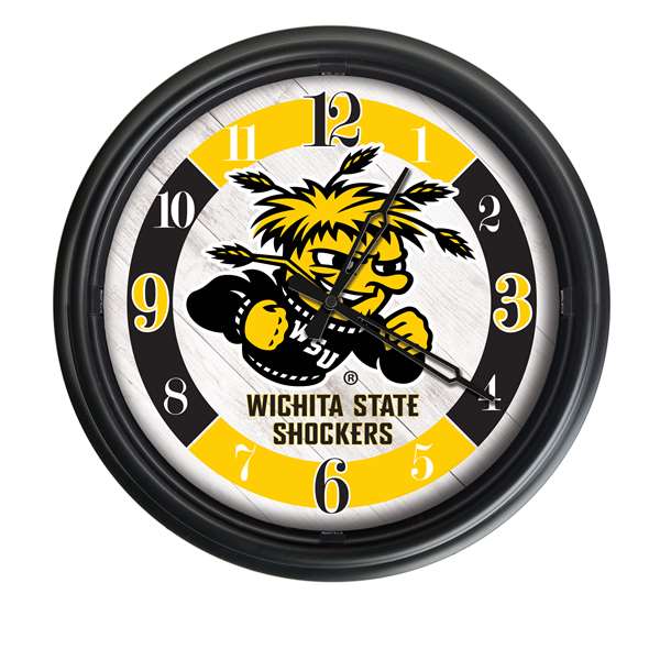 Wichita State Indoor/Outdoor LED Wall Clock 14 inch