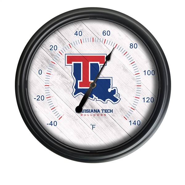 Louisiana Tech Indoor/Outdoor LED Thermometer