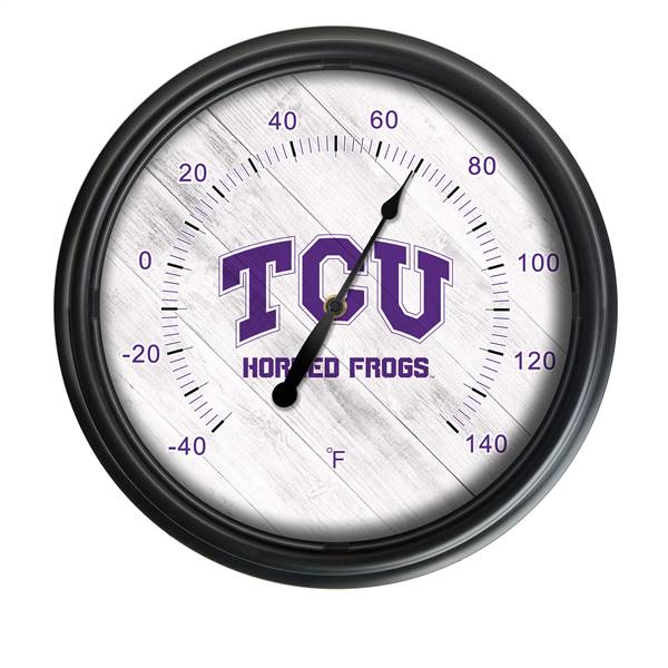 Texas Christian Indoor/Outdoor LED Thermometer