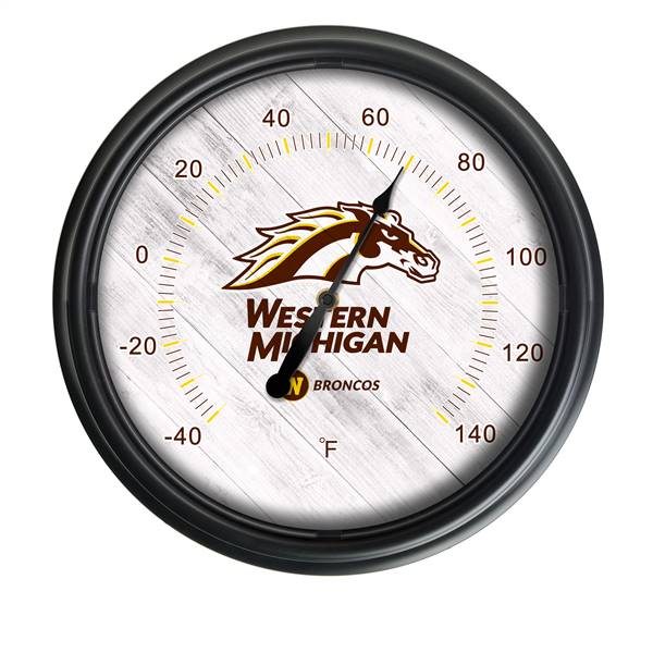 Western Michigan Indoor/Outdoor LED Thermometer