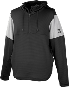 Rawlings Adult 1/4 Zip Hoodie - Black