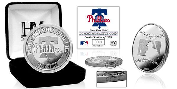 Philadelphia Phillies Silver Mint Coin  