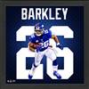 Saquon Barkley New York Giants Impact Jersey Frame  