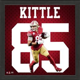 George Kittle San Francisco 49ers Impact Jersey Frame  