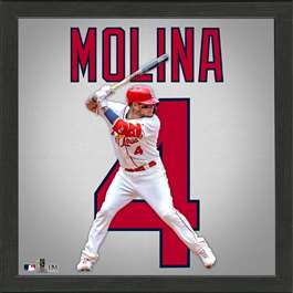 Yadier Molina St. Louis Cardinals IMPACT Jersey Frame  