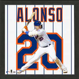 Pete Alonso New York Mets IMPACT Jersey Frame  