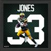 Aaron Jones Green Bay Packers NFL Impact Jersey Frame