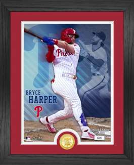 Bryce Harper Phillies Bronze Coin Photo Mint  