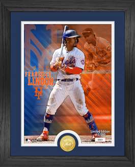 Francisco Lindor Mets Bronze Coin Photo Mint  