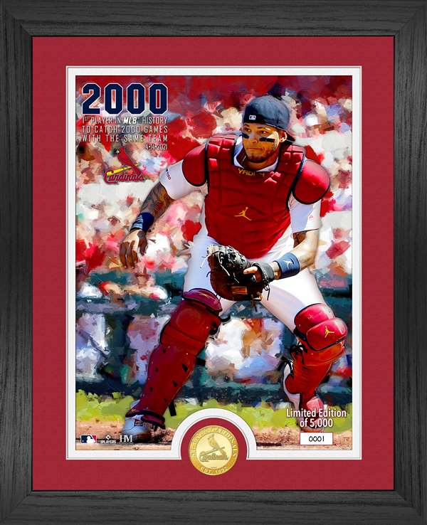 Yadier Molina 2000th Game Bronze Coin Photo Mint  