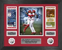 Molina and Wainwright Batterymates Special Edition Ticket Photo Mint  