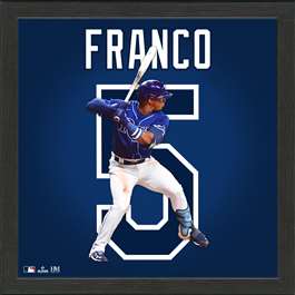 Wander Franco Tampa Bay Rays IMPACT Jersey Frame  