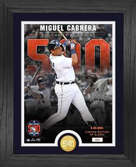 Miguel Cabrera 500th Career HR Commemorative Bronze Coin Photo Mint  