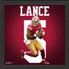 Trey Lance Rookie San Francisco 49ers Impact Jersey Frame  