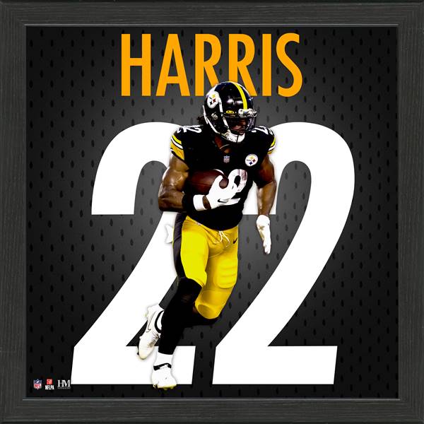 Najee Harris Rookie Pittsburgh Steelers Impact Jersey Frame  